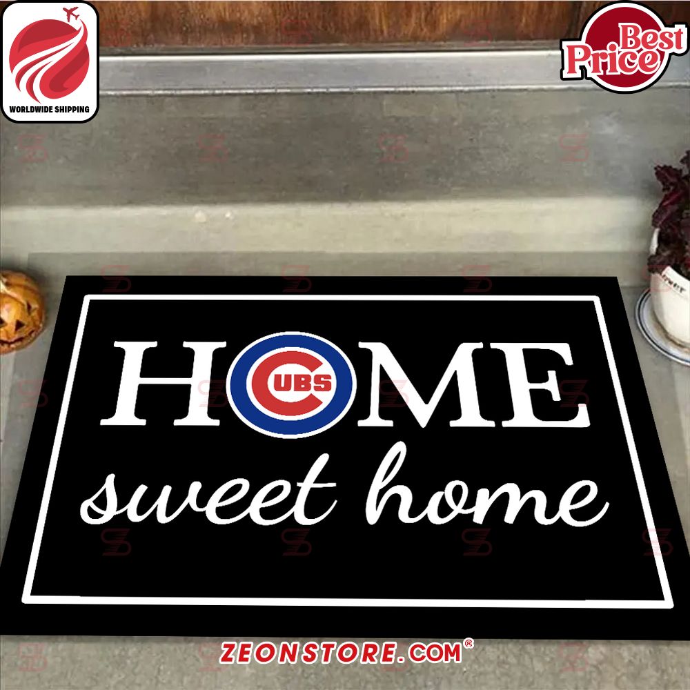 Home Sweet Home Chicago Cubs Doormat
