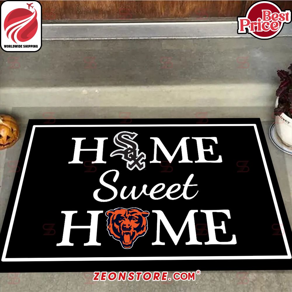 Home Sweet Home Chicago White Sox Chicago Bears Doormat