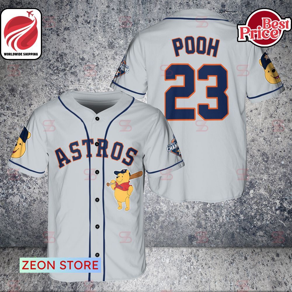Houston Astros Winnie-the-Pooh Baseball Jersey