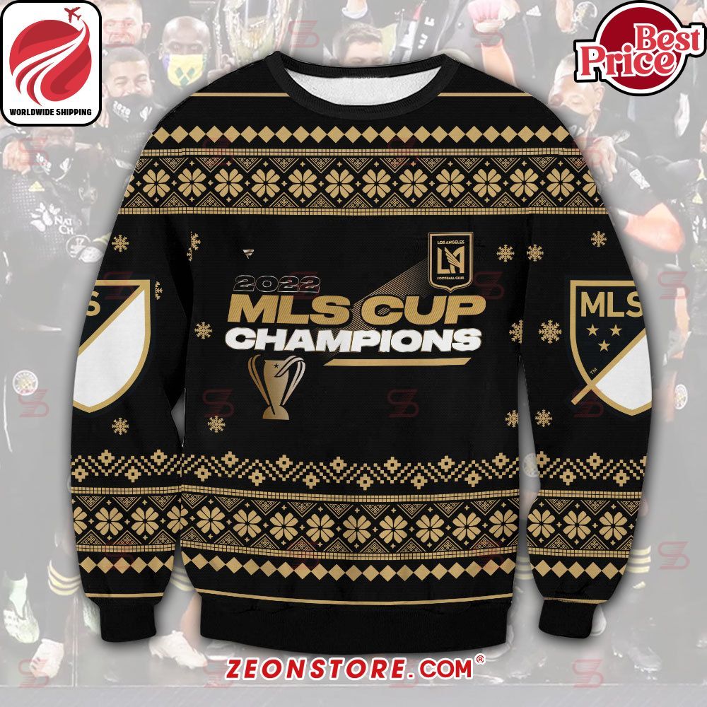 Los Angeles FC MLS Cup Champions Ugly Sweater