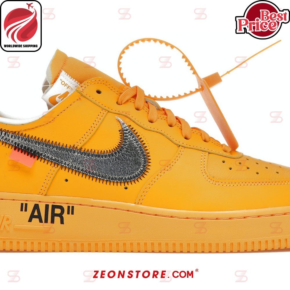 Low Off-White ICA University Gold Nike Air Force 1