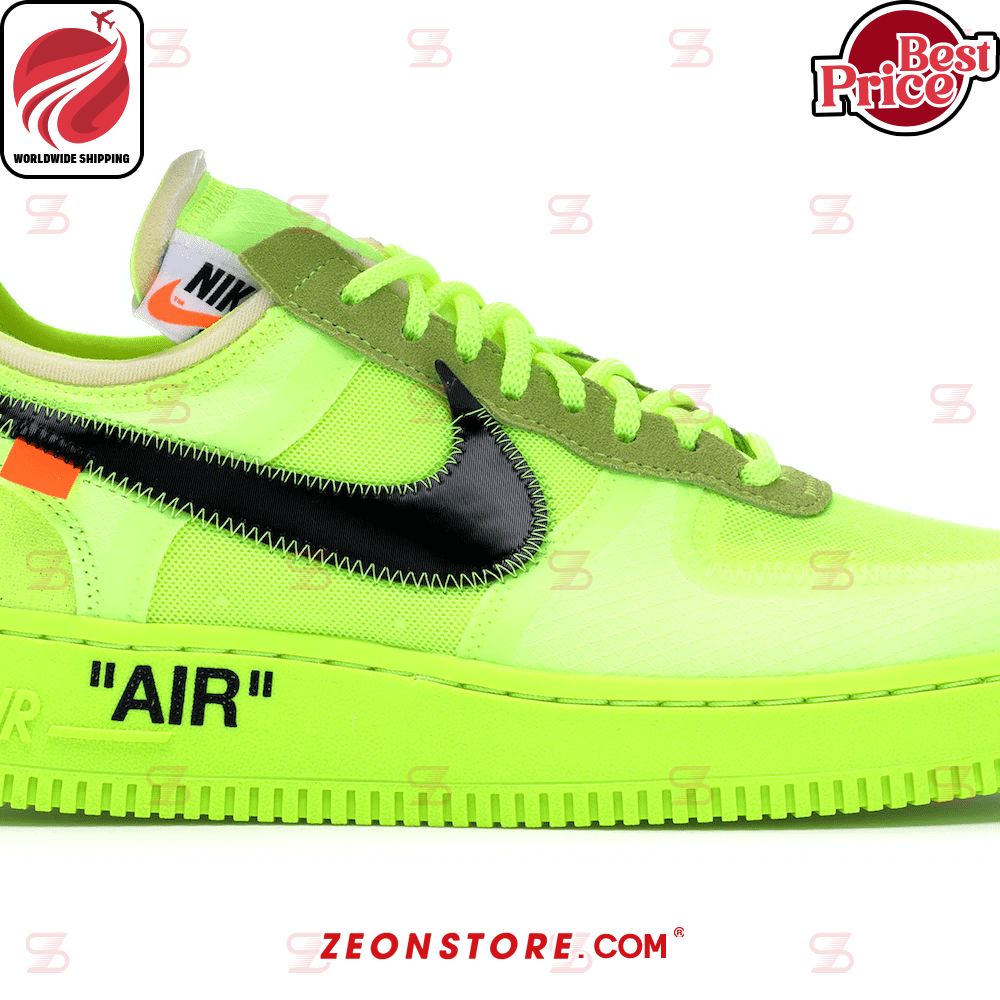 Low Off-White Volt Nike Air Force 1