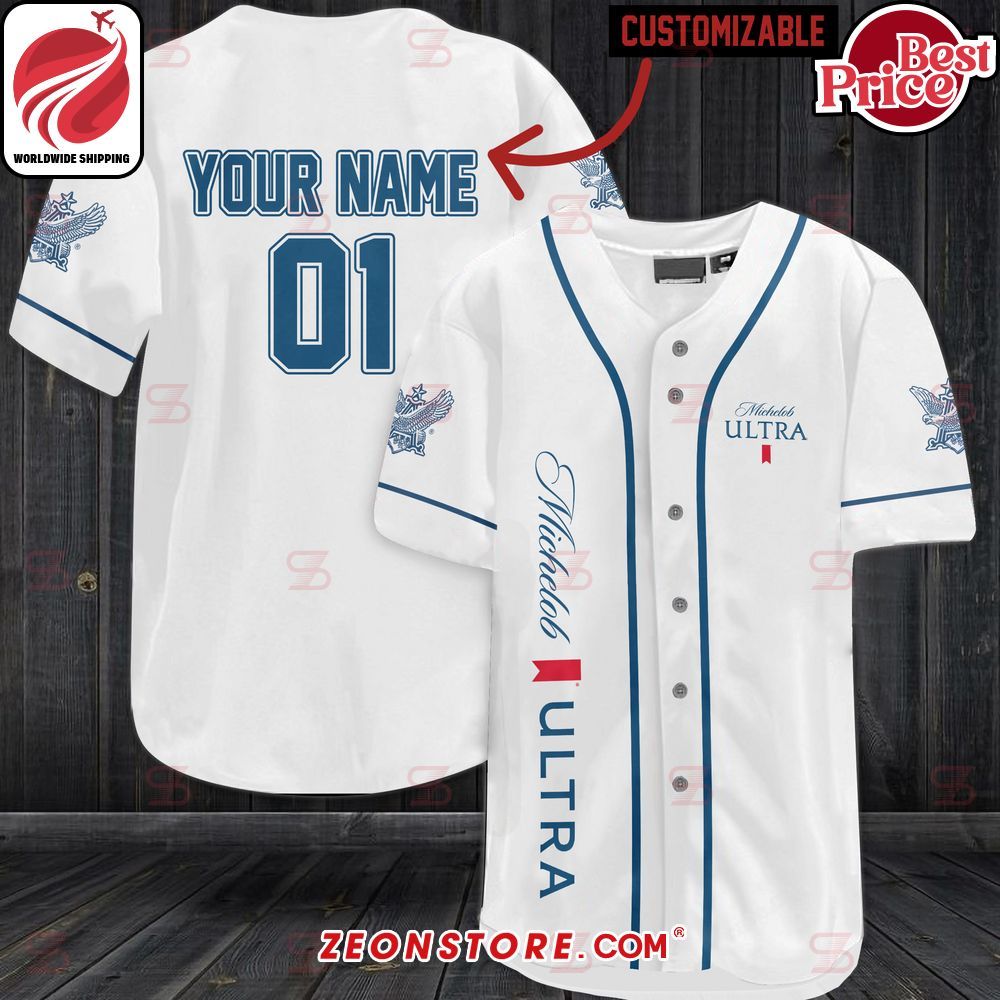 Michelob Ultra Custom Baseball Jersey