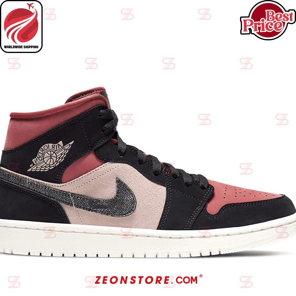 Mid 'Canyon Rust' Burgundy Dusty Pink (W) Nike Air Jordan 1