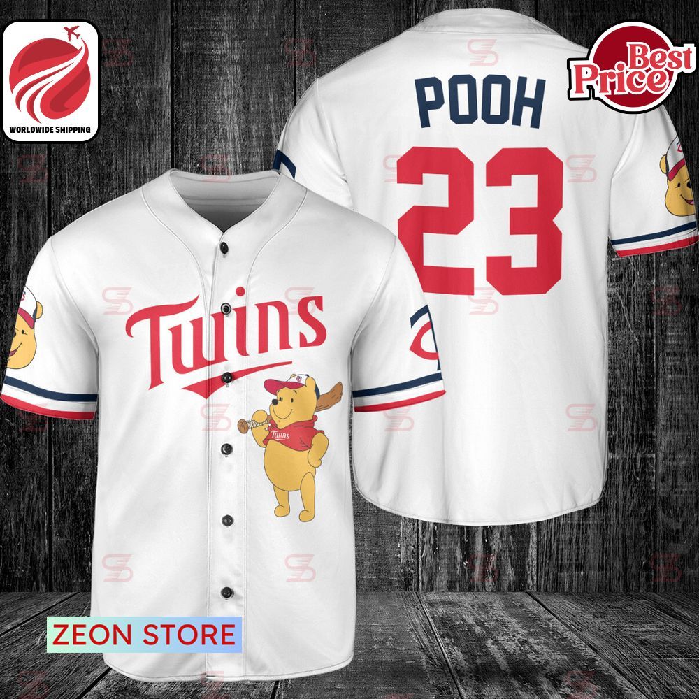 Minnesota Twins Winnie-the-Pooh Baseball Jersey
