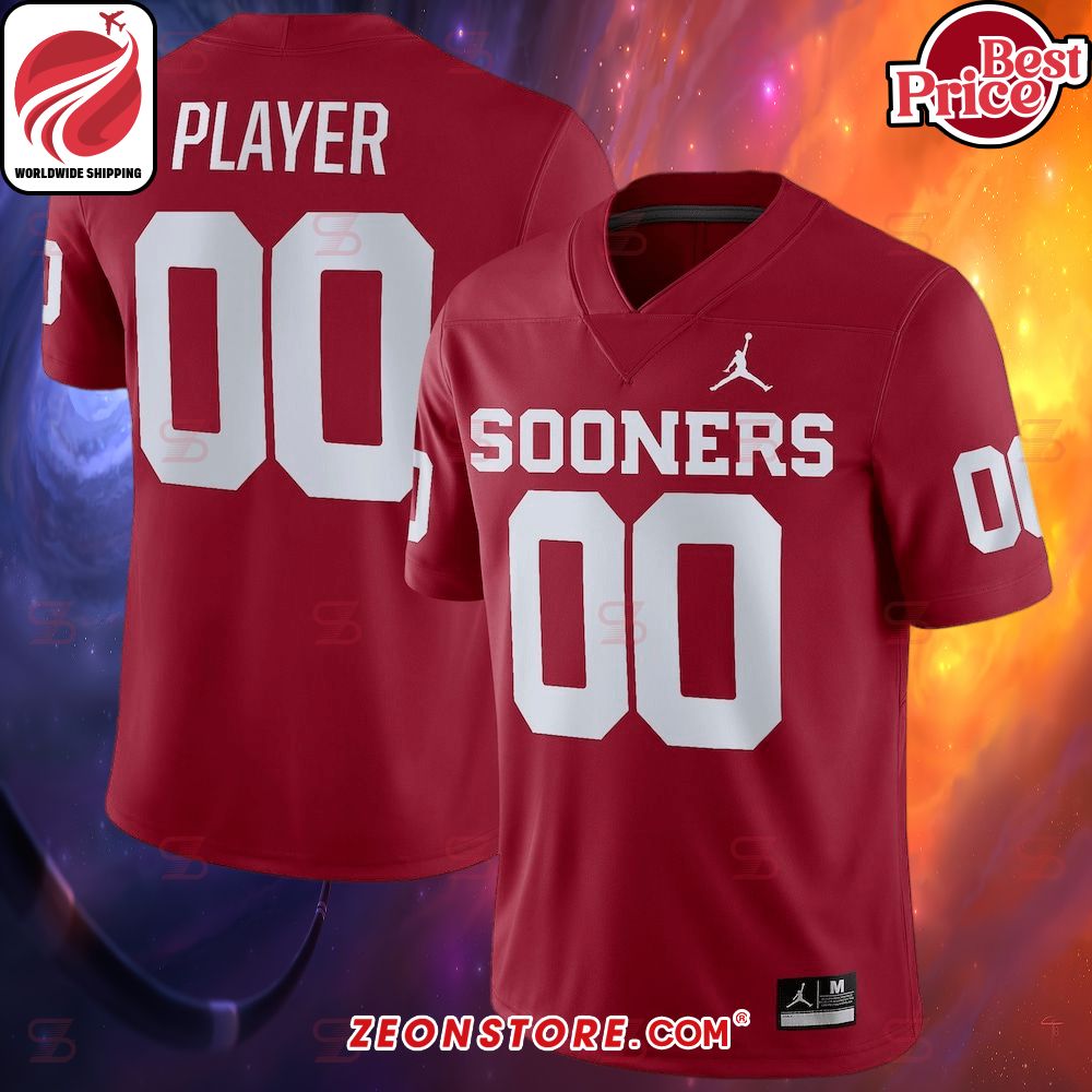 Oklahoma Sooners Jordan Brand Crimson Football Jersey