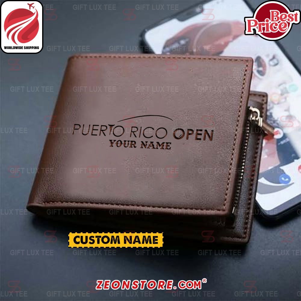 Puerto Rico Open Leather Wallet