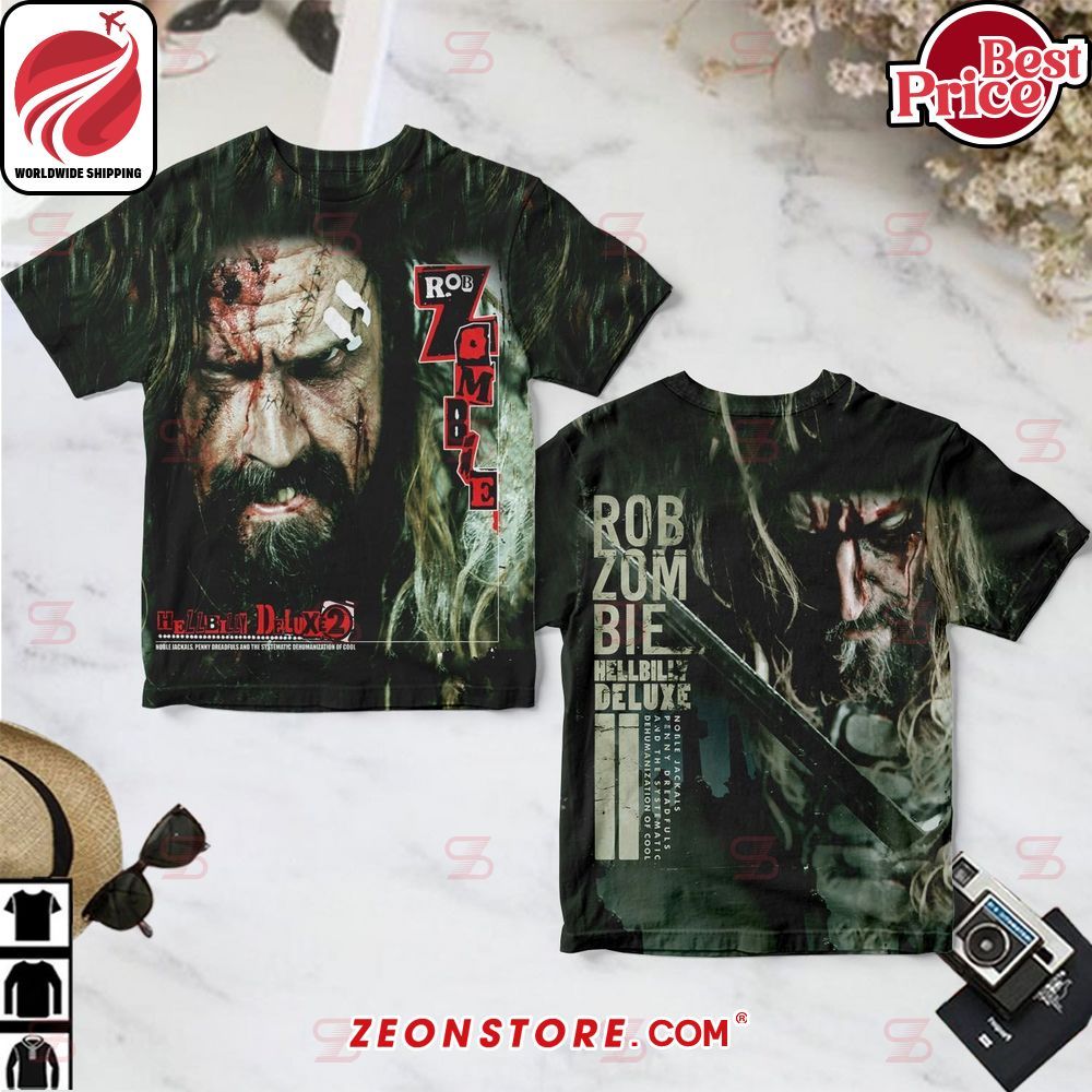 Rob Zombie Hellbilly Deluxe 2 Album Cover Shirt