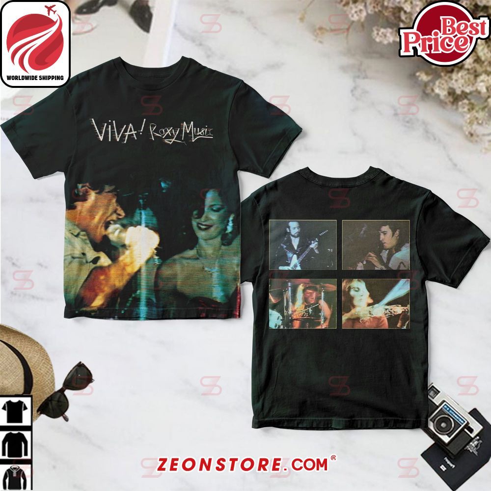Roxy Music Viva! Album Cover Shirt