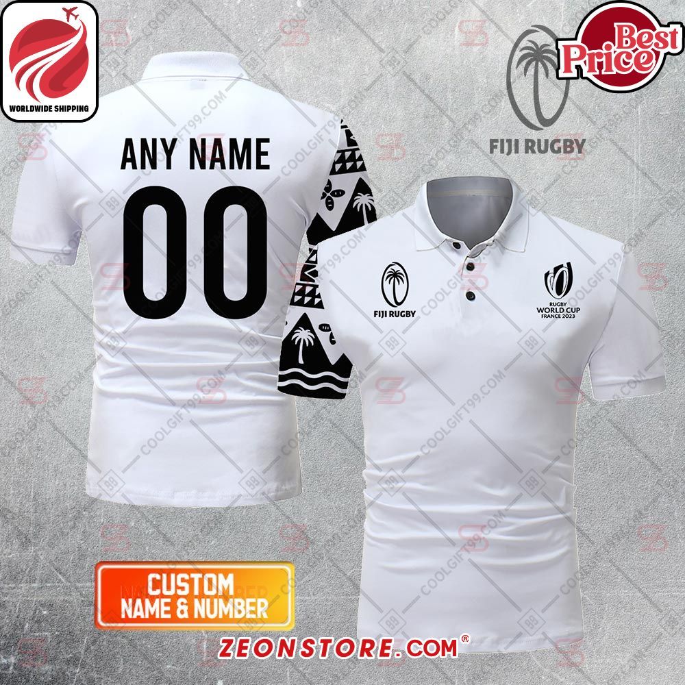 Rugby World Cup 2023 Fiji Rugby Custom Polo Shirt