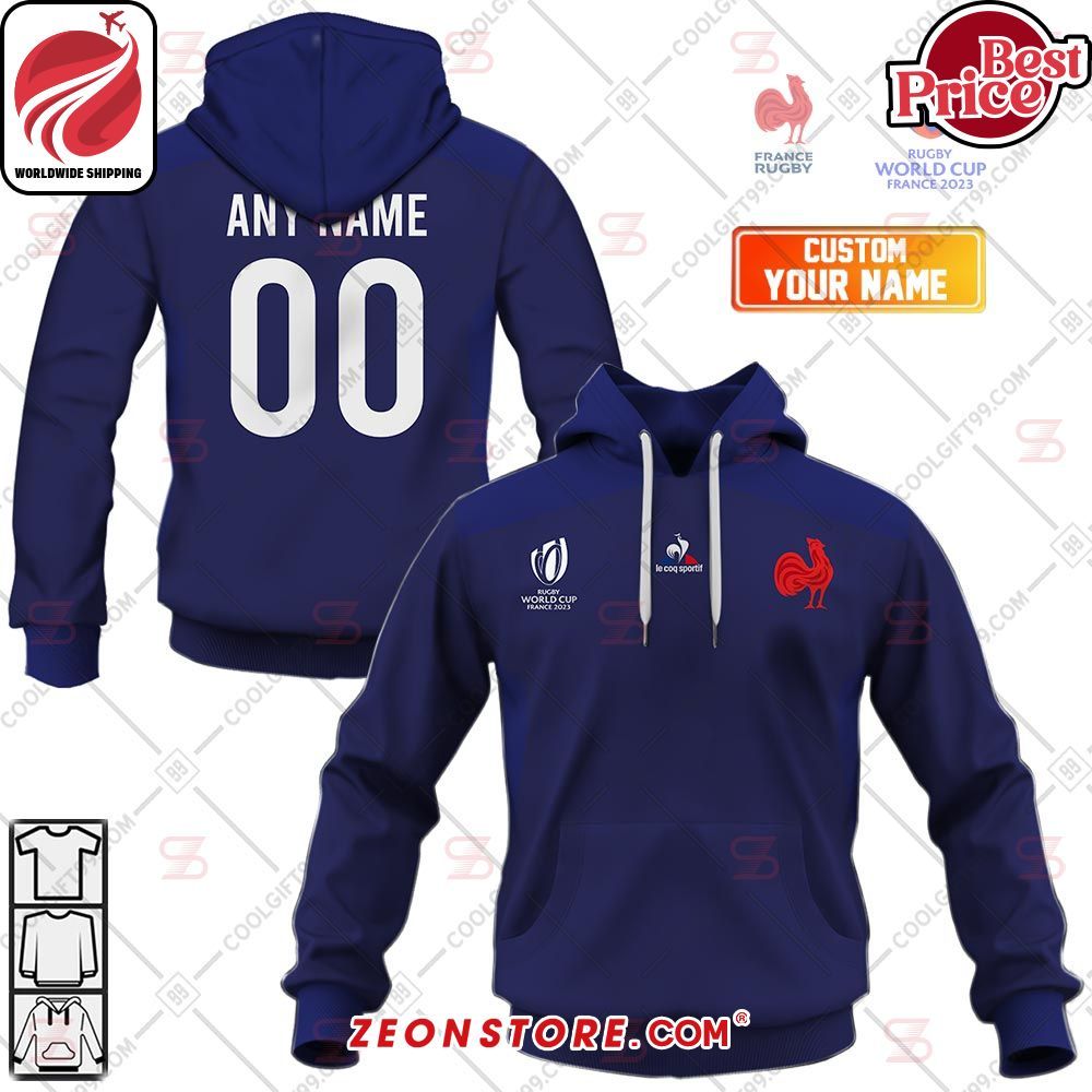 Rugby World Cup 2023 France Rugby Custom Shirt Hoodie