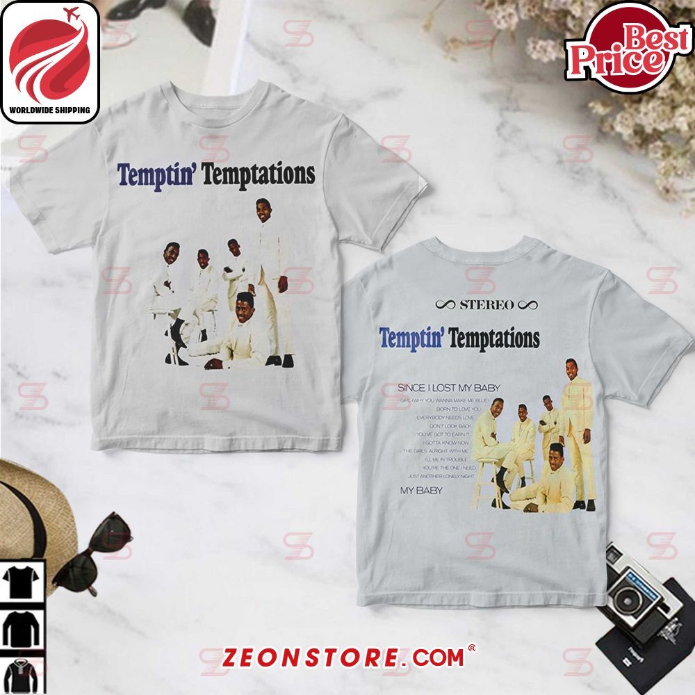 Temptations The Temptin' Temptations Album Cover Shirt