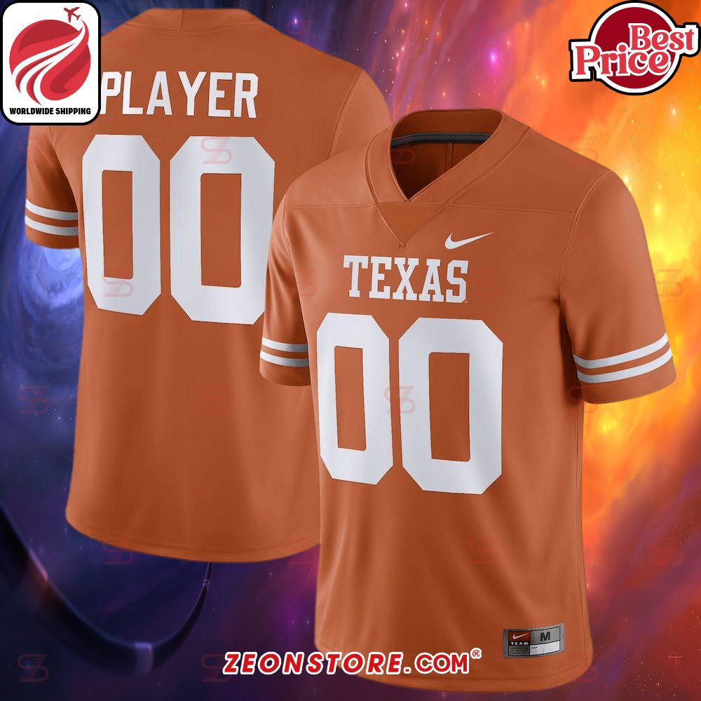 Texas Longhorns Nike Orange Football Jersey