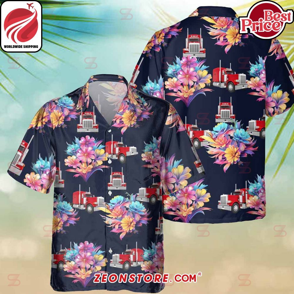Truck Flower Hawaiian Shirt