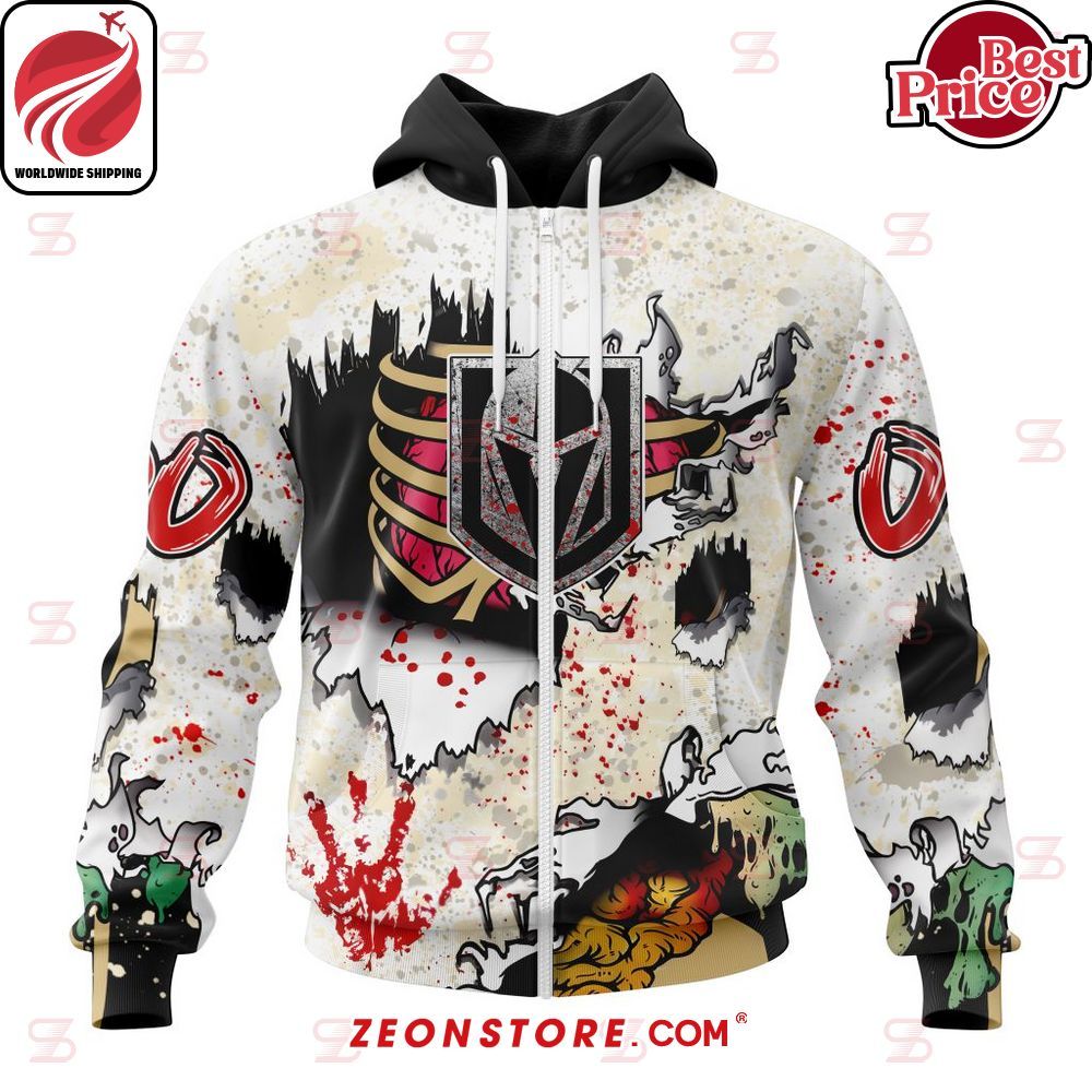 Vegas Golden Knights Special Zombie Style For Halloween Custom Shirt Hoodie