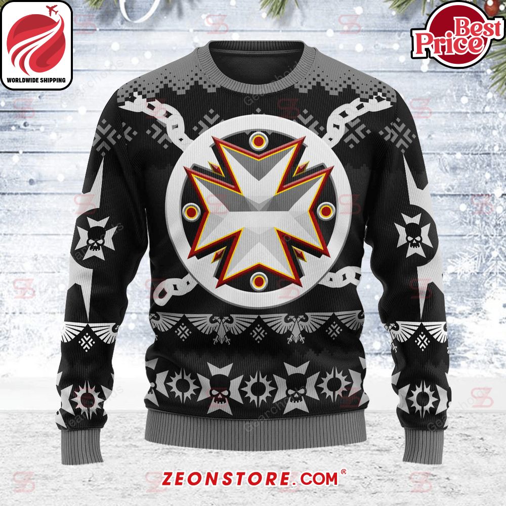 Warhammer 40K Black Templars Iconic Sweater Sweatshirt