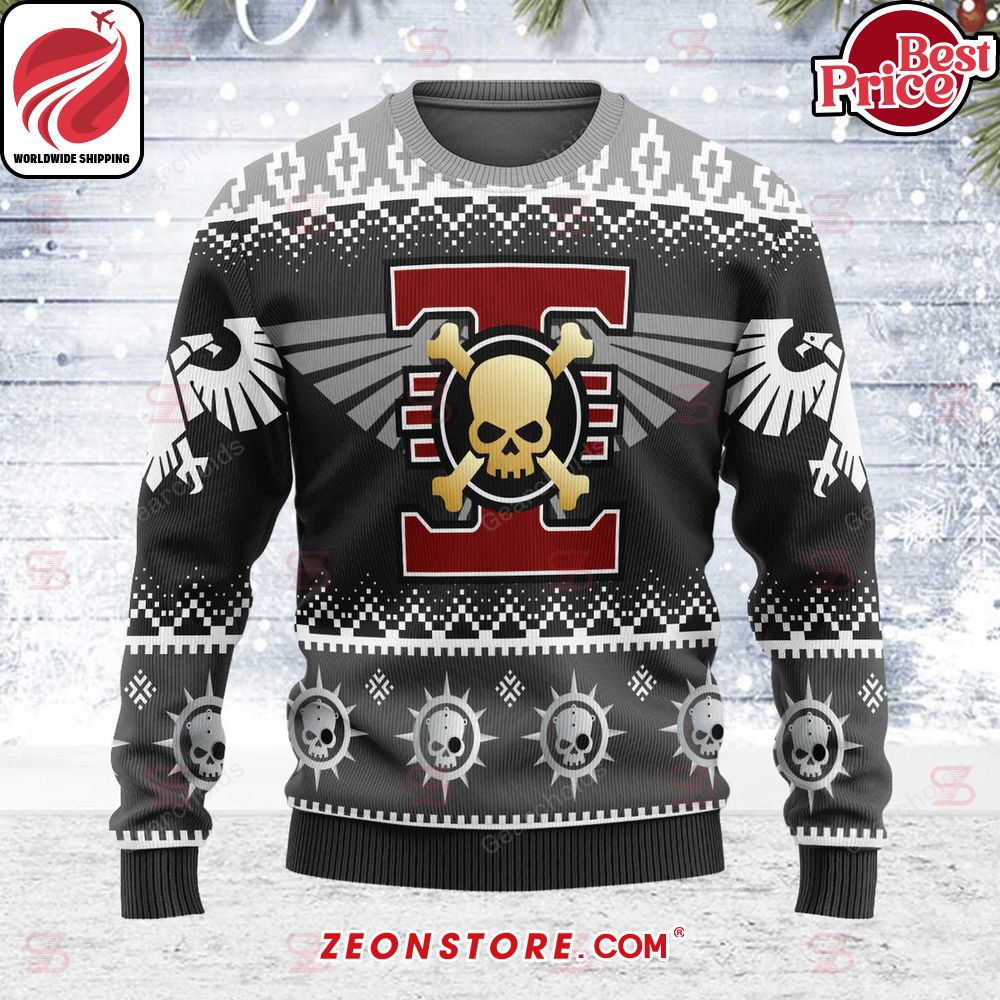 Warhammer 40K Deathwatch Skull Iconic Sweater Sweatshirt