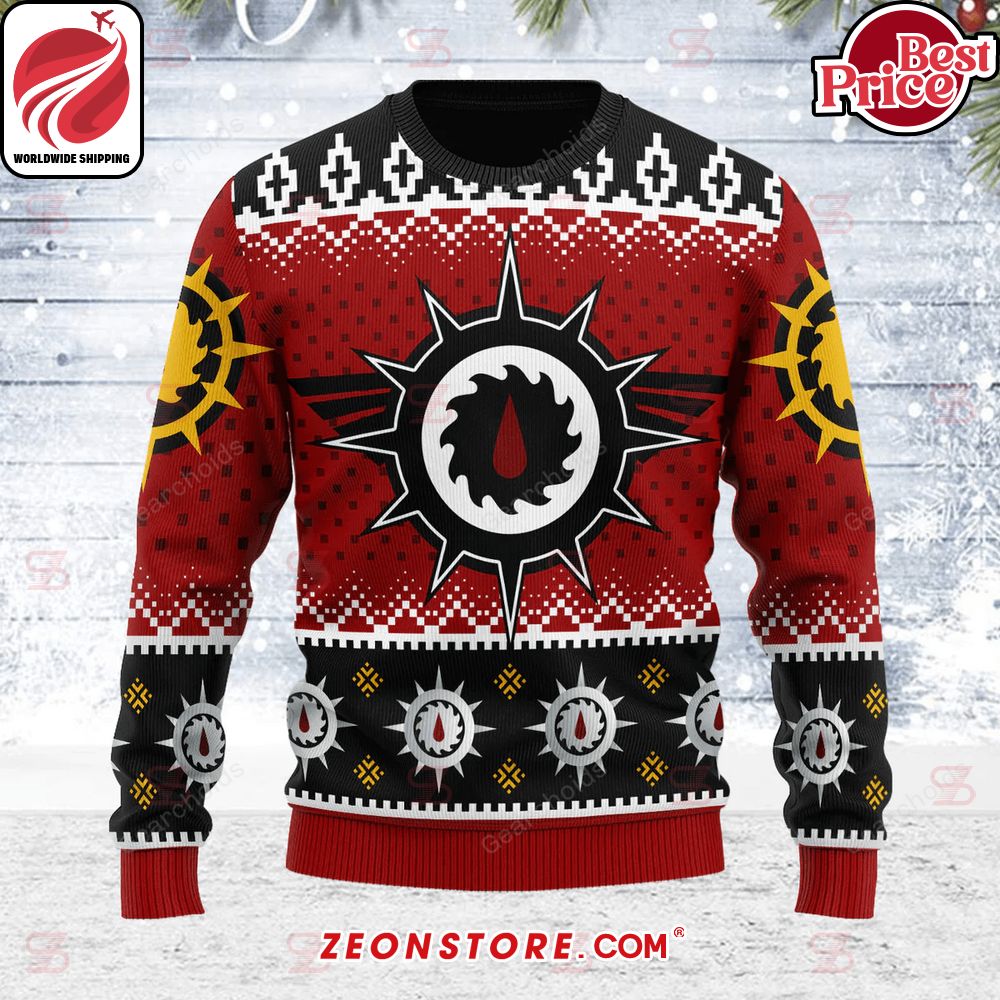 Warhammer 40K Flesh Tearers Iconic Sweater Sweatshirt