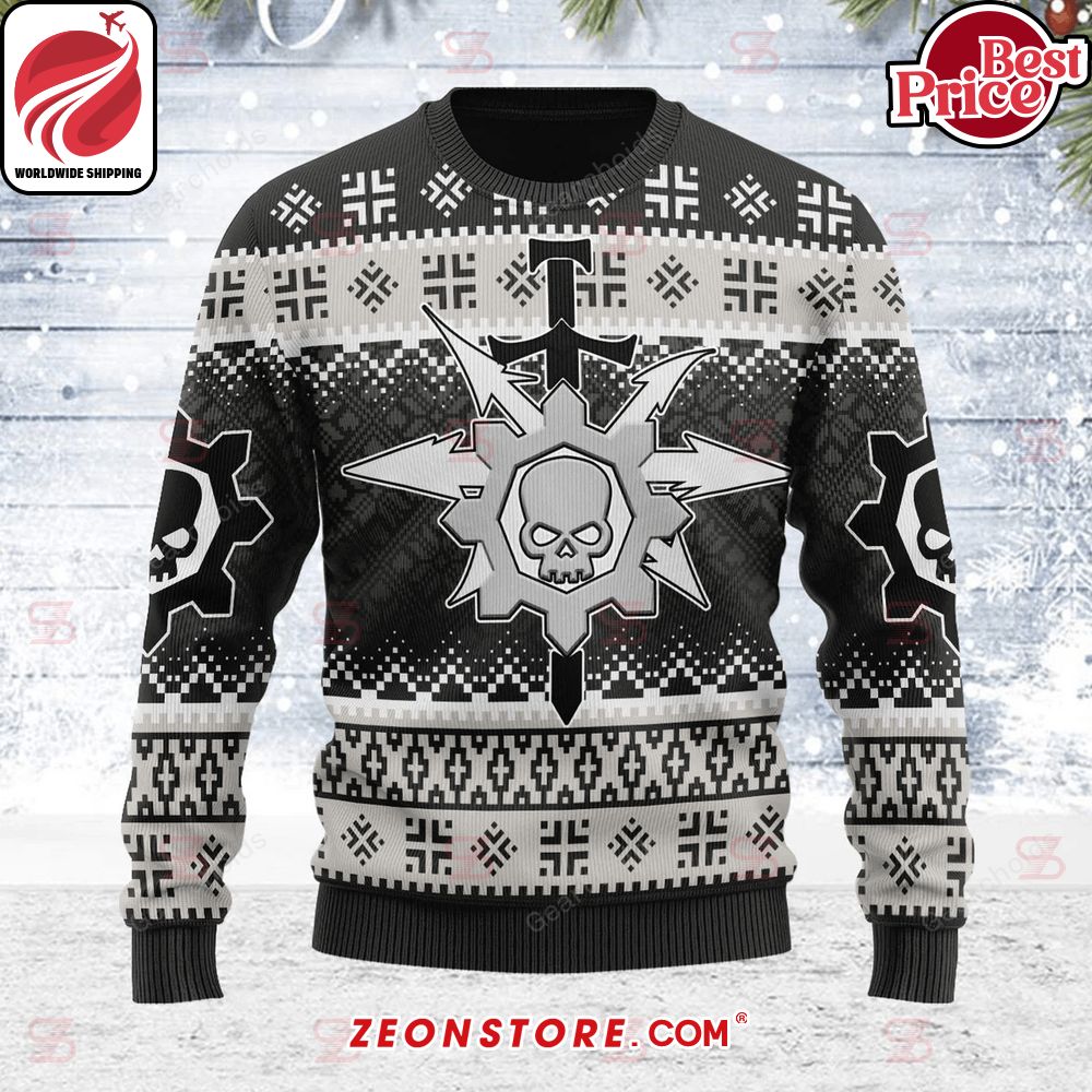 Warhammer 40K House Vextrix Skull Iconic Sweater Sweatshirt