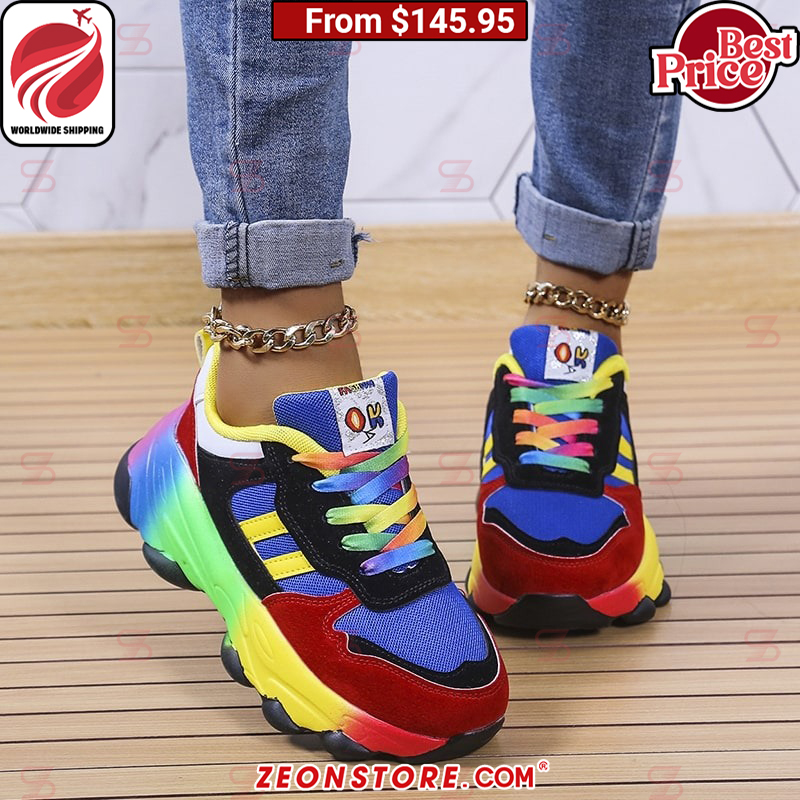Rainbow Orthopedic Air Jordan Sneakers