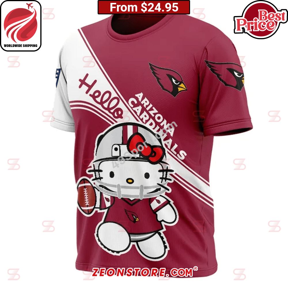 Arizona Cardinals Hello Kitty Shirt