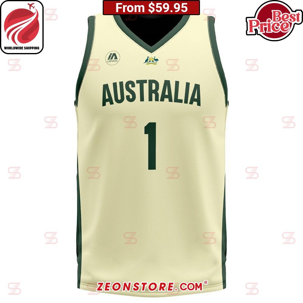 Australia Dyson Daniels World Cup Basketball Jersey