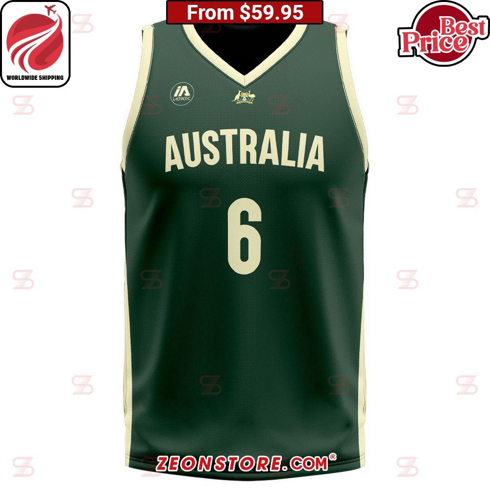 Australia Josh Green World Cup Basketball Jersey