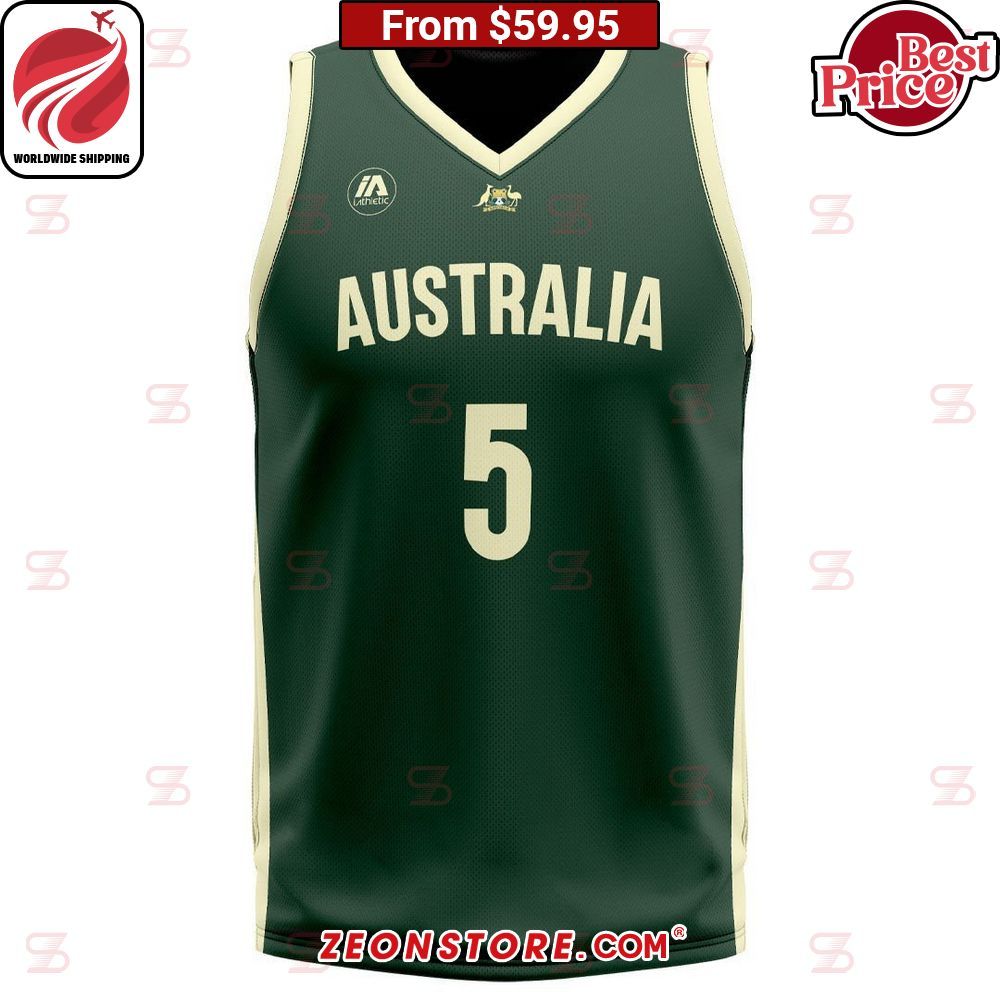 Australia Patty Mills World Cup Basketball Jersey