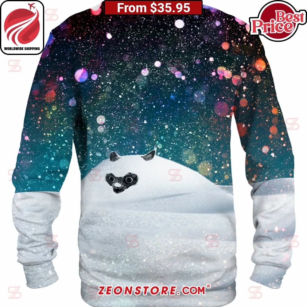 Black Cat Cocaine Everywhere Sweater - Zeonstore - Global Delivery