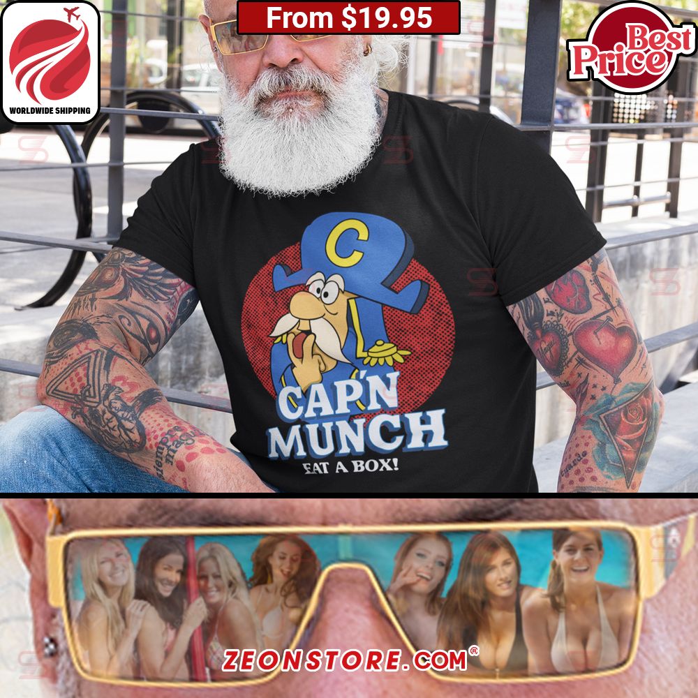 Cap'N Munch Eat A Box Shirt