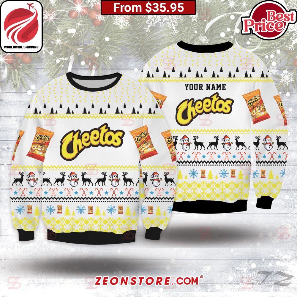Cheetos Custom Christmas Sweater