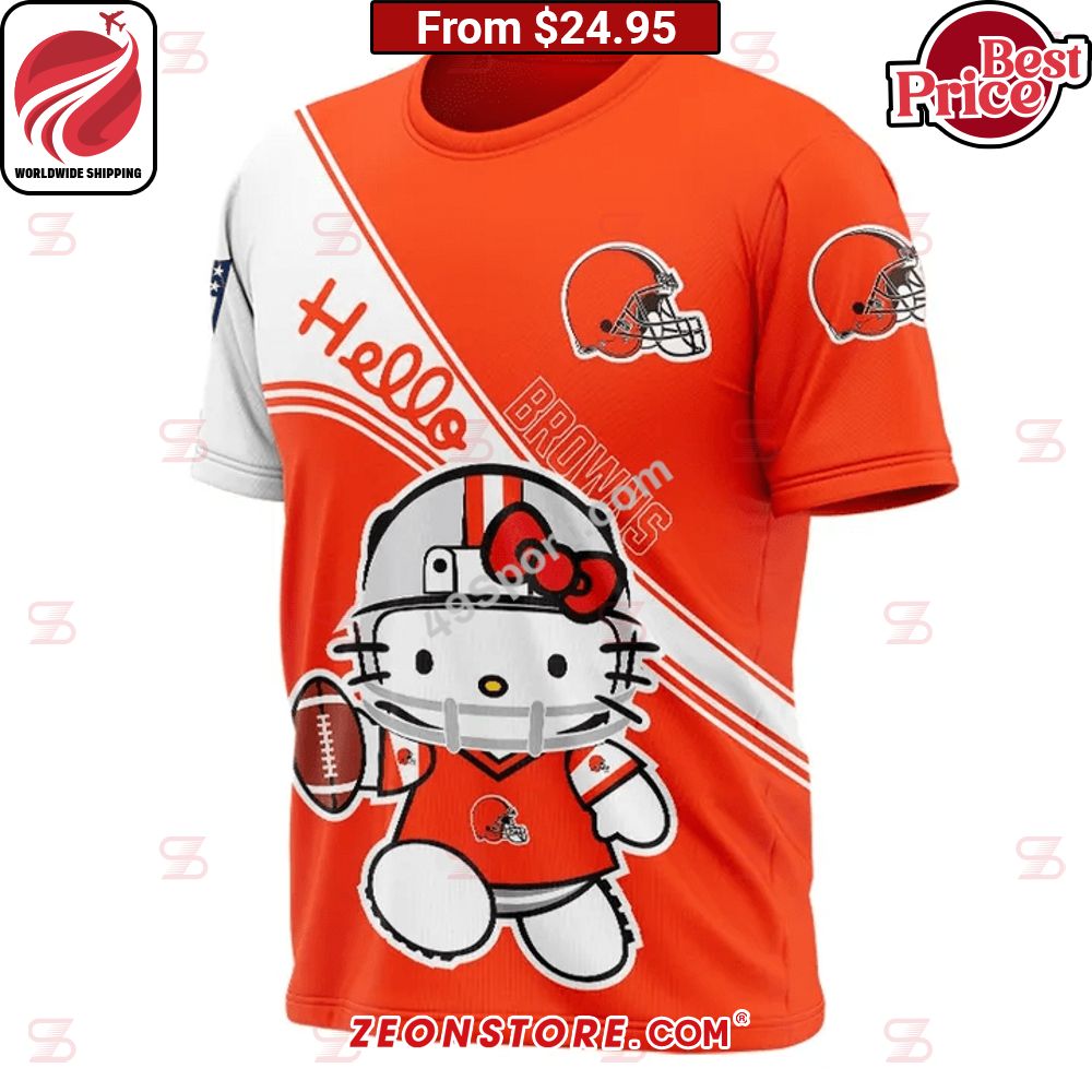Cleveland Browns Hello Kitty Shirt