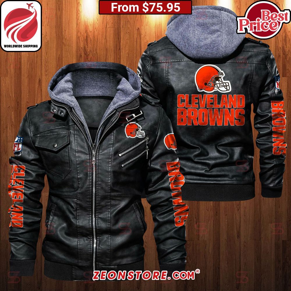 Cleveland Browns Leather Jacket