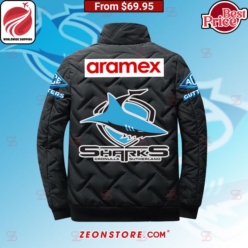 Cronulla Sutherland Sharks NRL Puffer Jacket