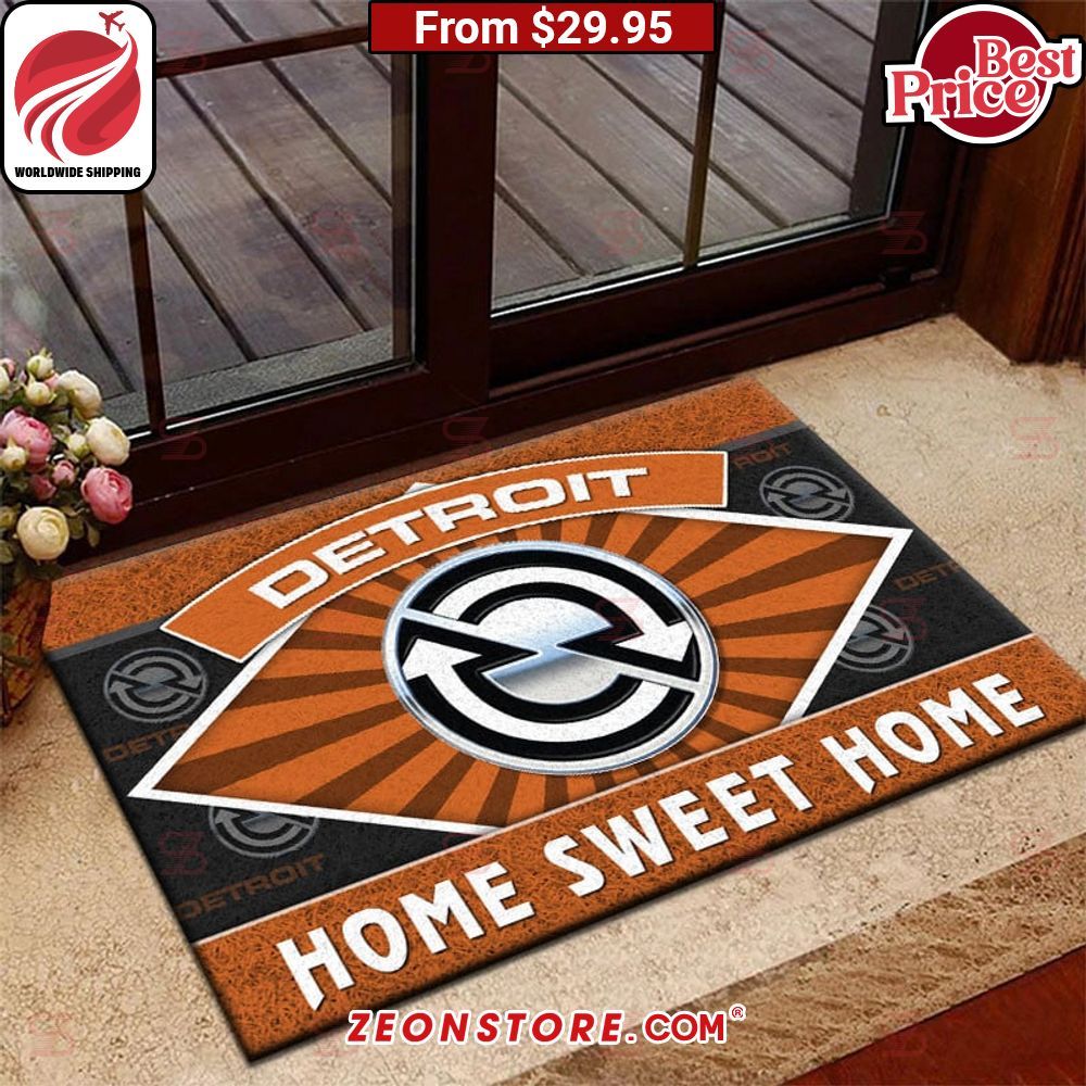 Detroit Diesel Home Sweet Home Doormat