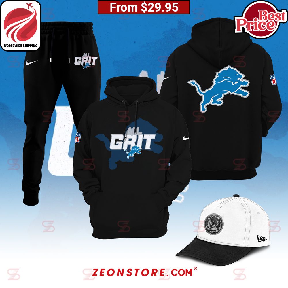 Detroit Lions All Grit Hoodie