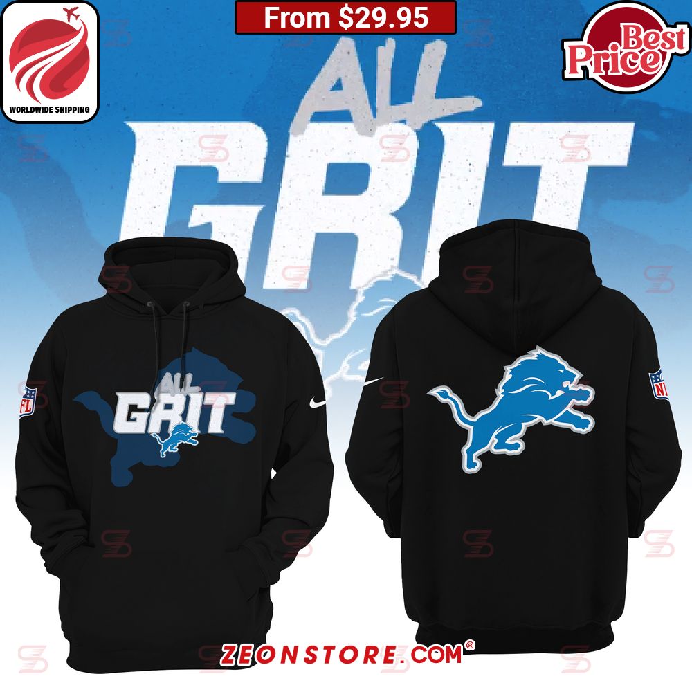 Detroit Lions All Grit Hoodie