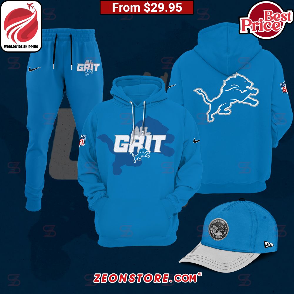 Detroit Lions NFL All Grit Hoodie, shirt