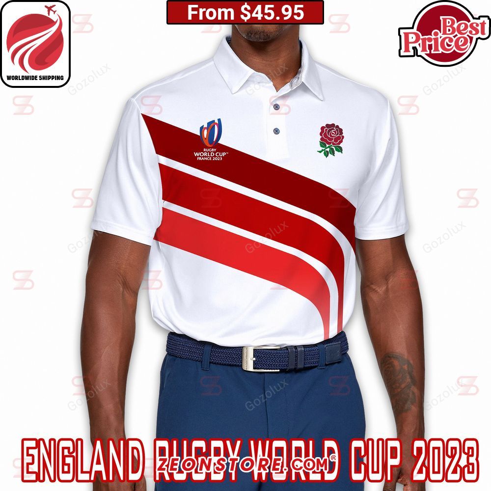 England Rugby World Cup France 2023 Polo Shirt