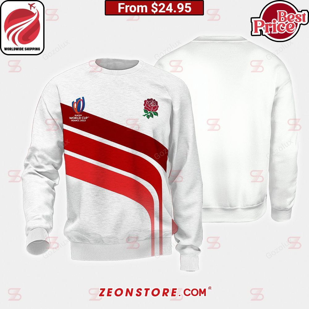 England Rugby World Cup France 2023 Shirt Hoodie