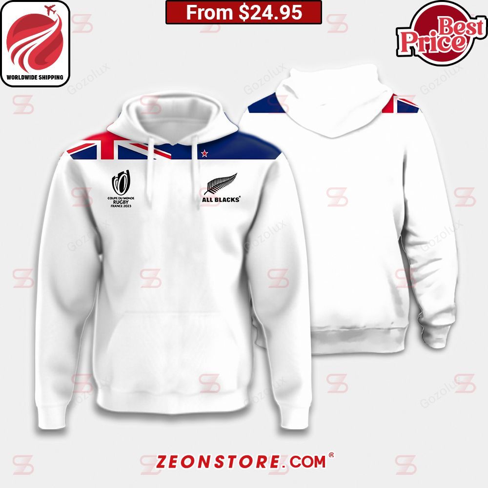 Flag Of The New Zealand Rugby World Cup France 2023 Shirt Hoodie