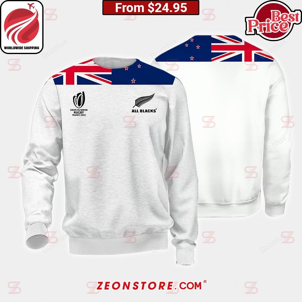 Flag Of The New Zealand Rugby World Cup France 2023 Shirt Hoodie