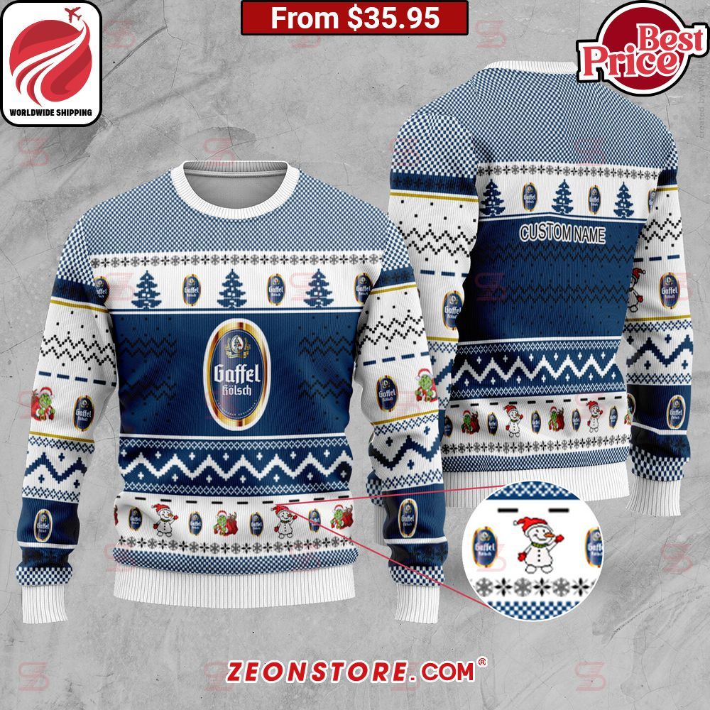 Gaffel Kolsch Custom Christmas Sweater