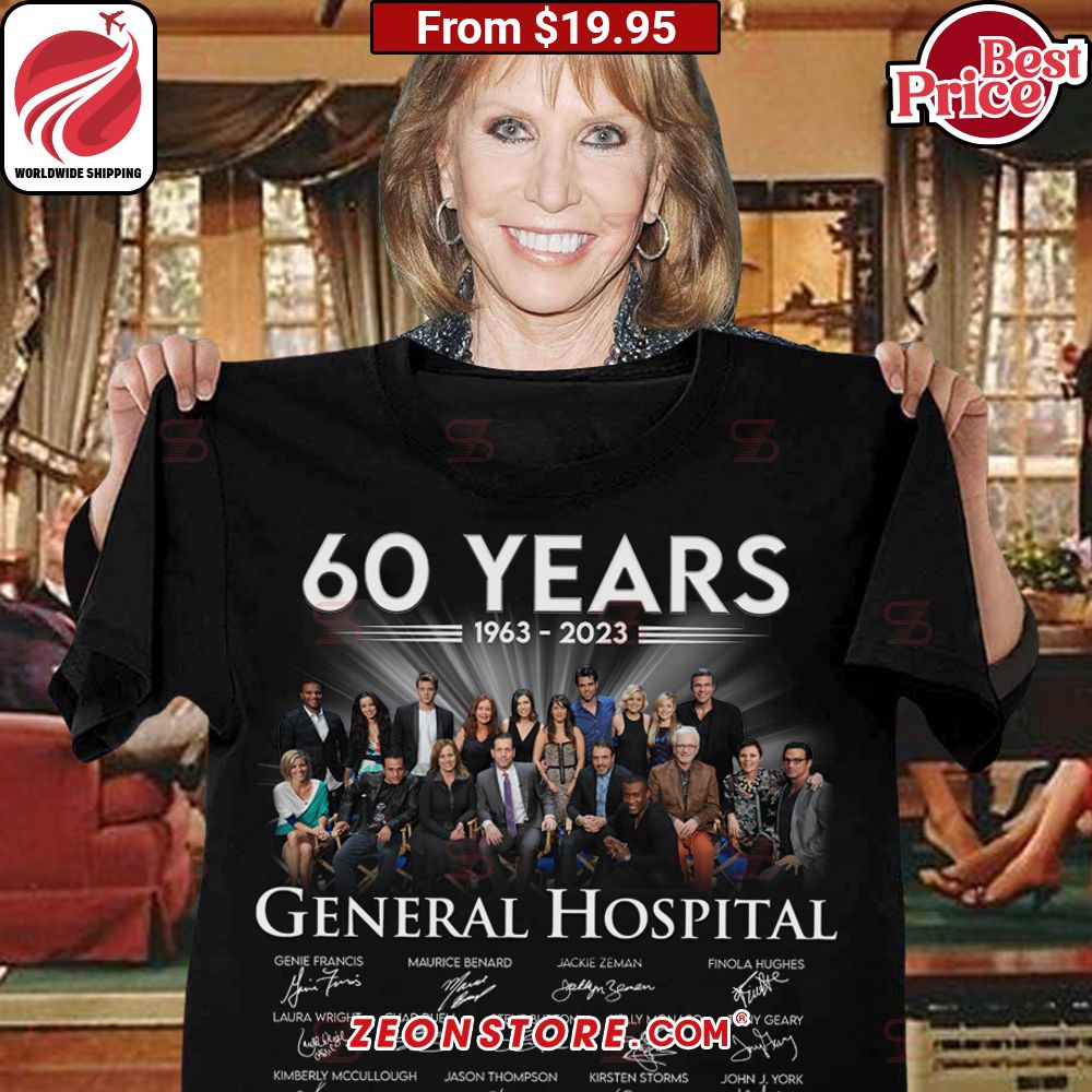 General Hospital 60 Years Thank for Memories Shirt
