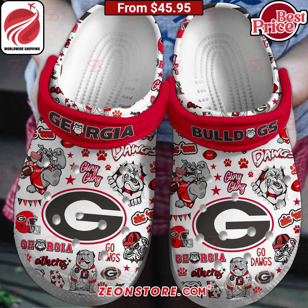 Georgia Bulldogs Crocs Clog Shoes