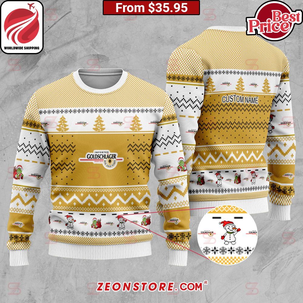 Goldschlager Custom Christmas Sweater