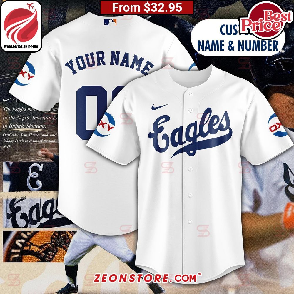 Houston Eagles Custom Baseball Jersey, Snapback Cap