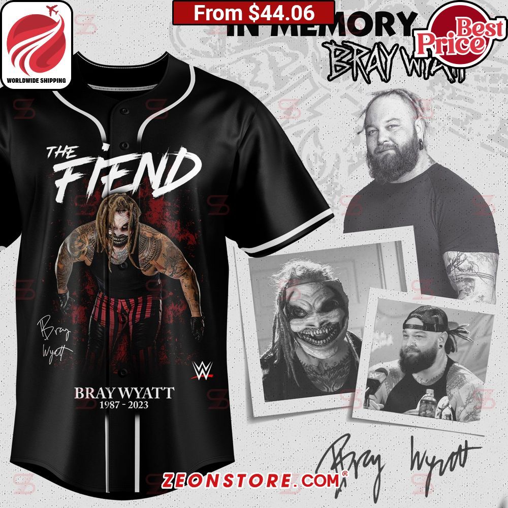 In Memory of Bray Wyatt the Friend Baseball Jersey