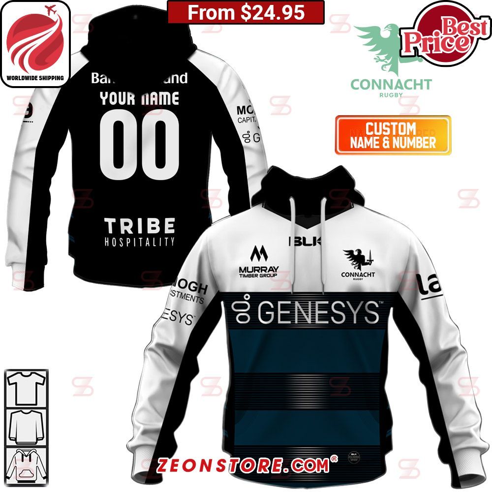 IRFU Connacht Rugby 2023 Away Jersey Style Custom Shirt