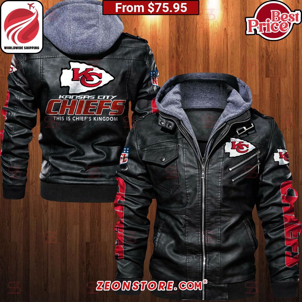 Kansas City Chiefs This is Chief's Kingdom Leather Jacket